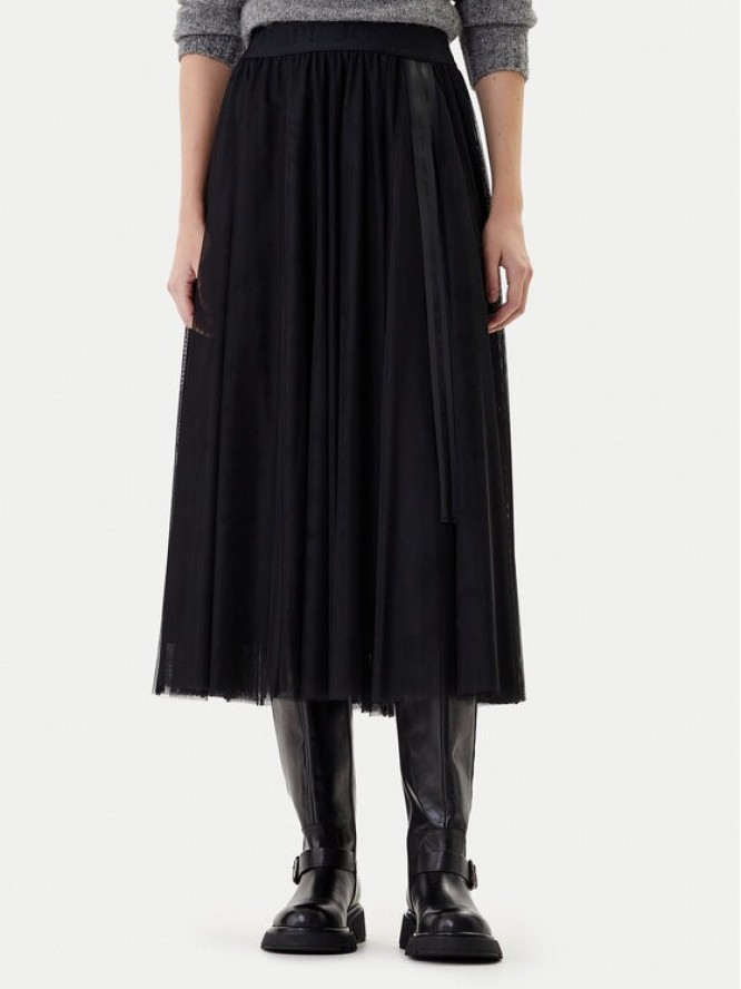 JOOP! Spódnica tiulowa 30045183 Czarny Regular Fit