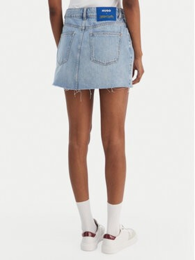 HUGO Spódnica jeansowa Gadele 50557549 Niebieski Regular Fit