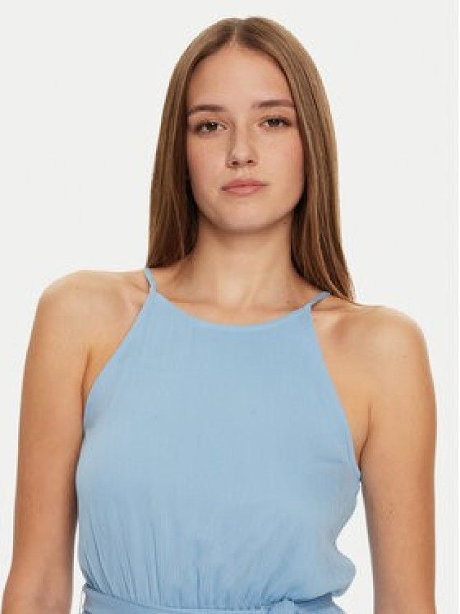 Vila Sukienka koktajlowa Falia 14100342 Błękitny Regular Fit