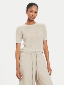 Marella Sweter 2423366231 Beżowy Regular Fit