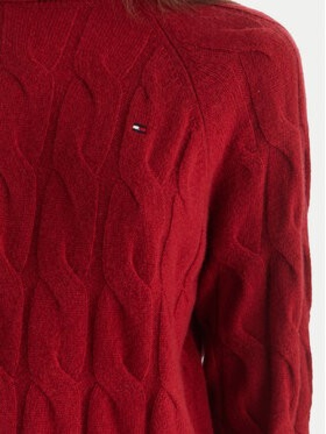 Tommy Hilfiger Golf WW0WW46791 Czerwony Regular Fit