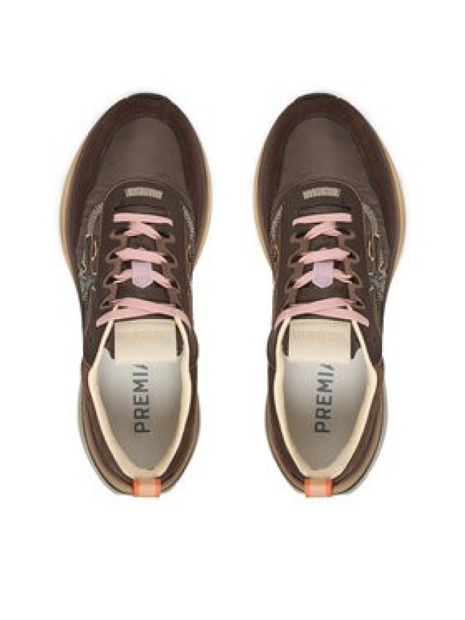 Premiata Sneakersy Hill Var 7896 Brązowy