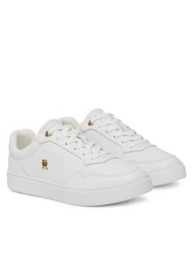 Tommy Hilfiger Sneakersy Essential Elevated Court Sneaker FW0FW08758 Biały