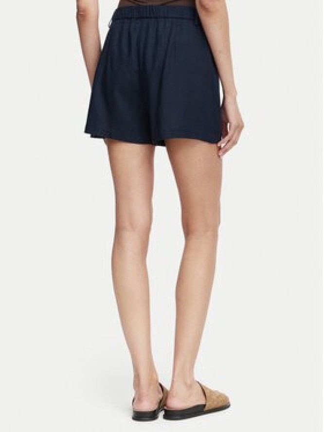 Vero Moda Szorty materiałowe Rosie 10346913 Granatowy Loose Fit