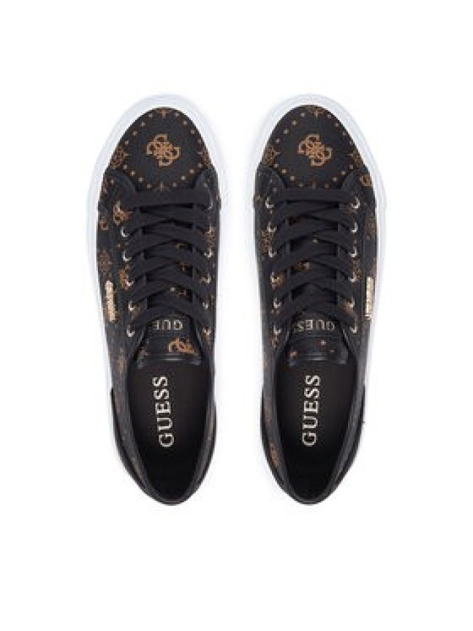 Guess Sneakersy FLTJ10 FAL12 Brązowy ciemny