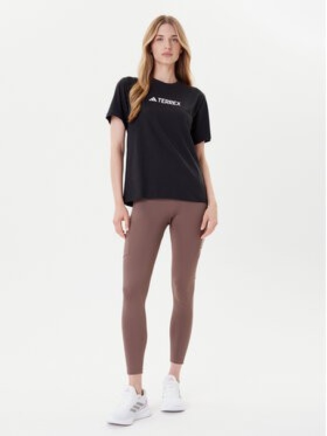 adidas T-Shirt Terrex Classic Logo JF9131 Czarny Regular Fit