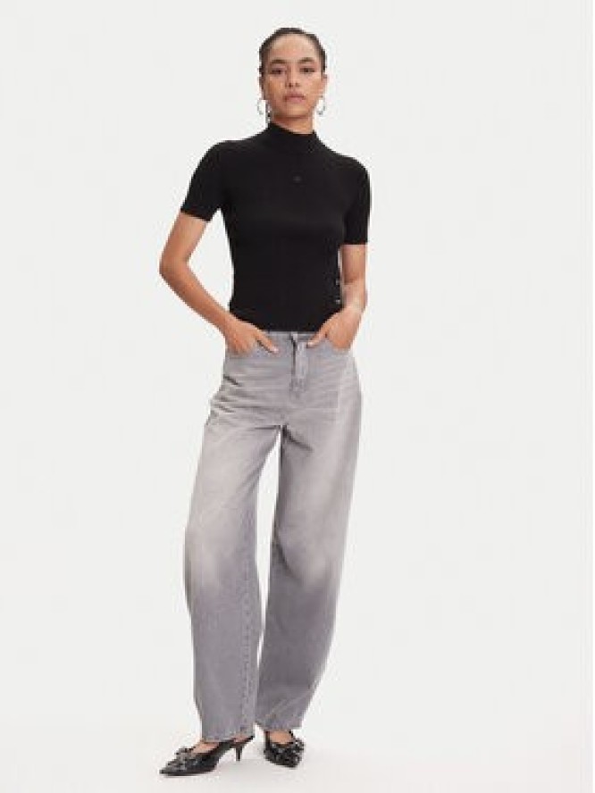 Miss Sixty Golf 6S1RJ37100 Czarny Slim Fit