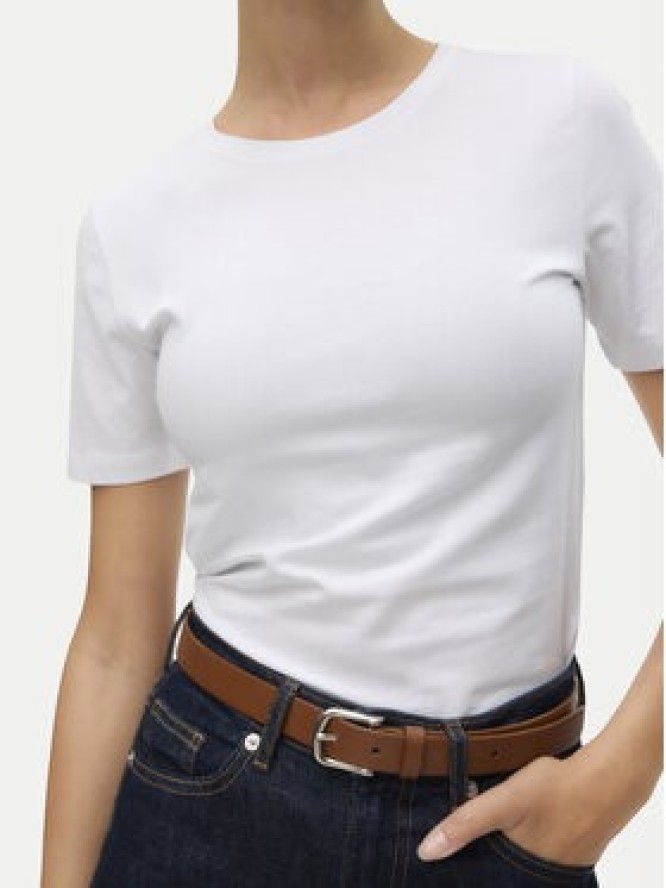 Vero Moda T-Shirt Lulu 10323755 Biały Regular Fit