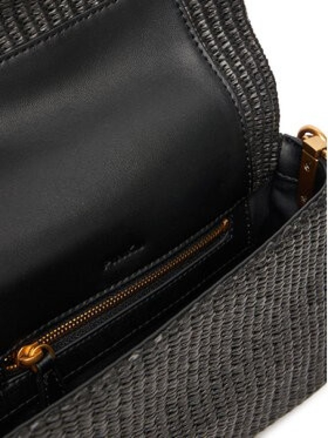 PINKO Torebka Love One Mini Slouchy Fl PE 25 PLTT 104340 A2CF Czarny