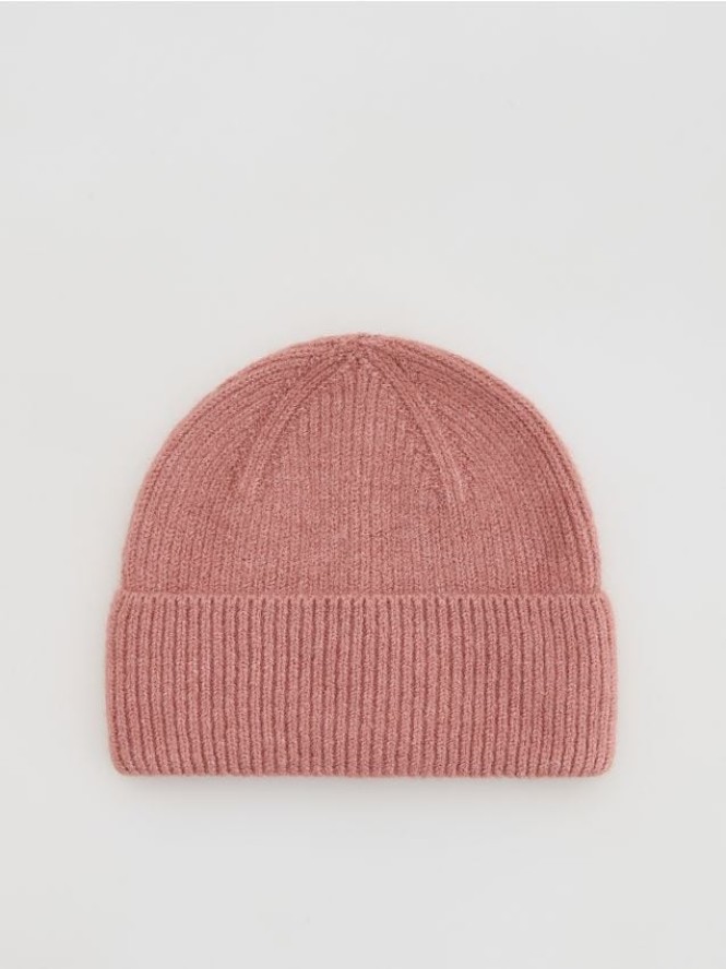 Czapka beanie - intenstywna czerwień