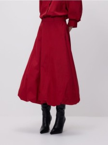 Spódnica bombka - czerwony