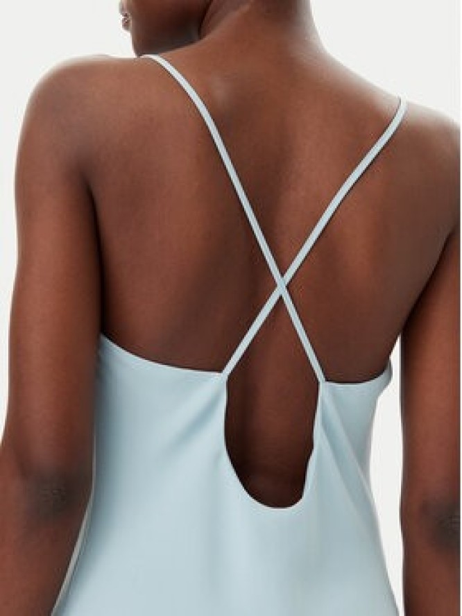 Calvin Klein Sukienka letnia LV044B053G Błękitny Slim Fit