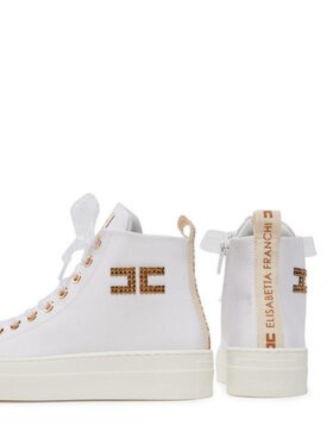 Elisabetta Franchi Sneakersy F4-A9E-0243 Biały
