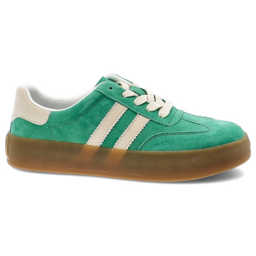 Zielone Sneakersy Filippo Sportowe Obuwie Damskie