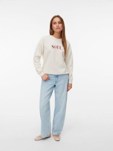 Vero Moda Bluza w kolorze kremowym rozmiar: M