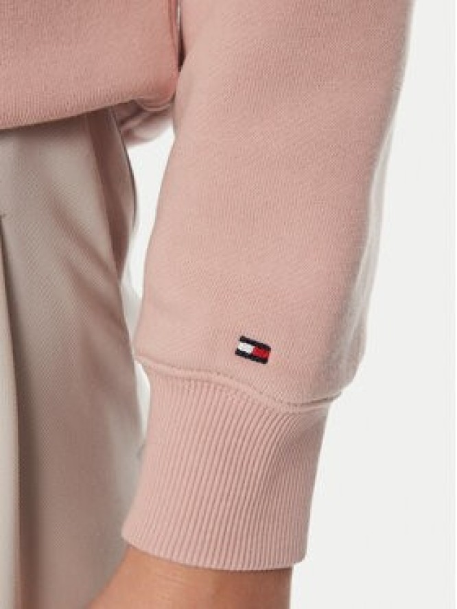 Tommy Hilfiger Bluza Modern Script WW0WW43844 Różowy Regular Fit