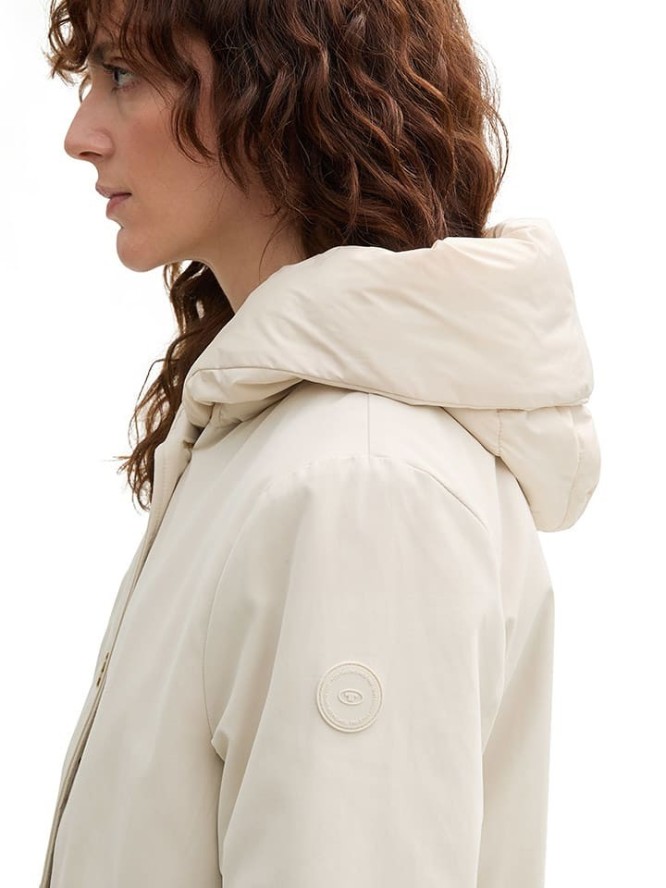 Tom Tailor Parka w kolorze kremowym rozmiar: M