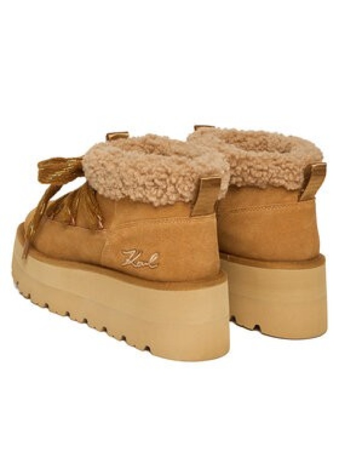 KARL LAGERFELD Śniegowce KL48632 Brązowy