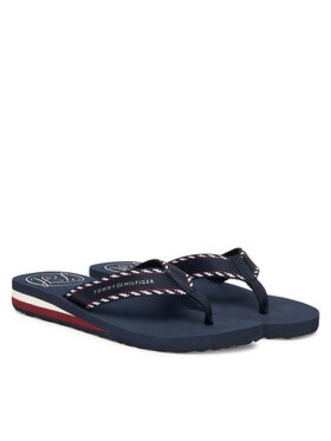Tommy Hilfiger Japonki Webbing Beach Sandal FW0FW09038 Granatowy