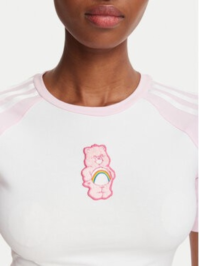 adidas T-Shirt Care Bears KR9628 Biały Slim Fit