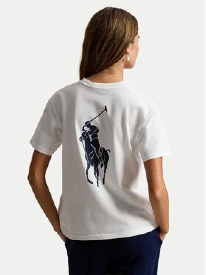 Polo Ralph Lauren T-Shirt 211A96263004 Biały Regular Fit