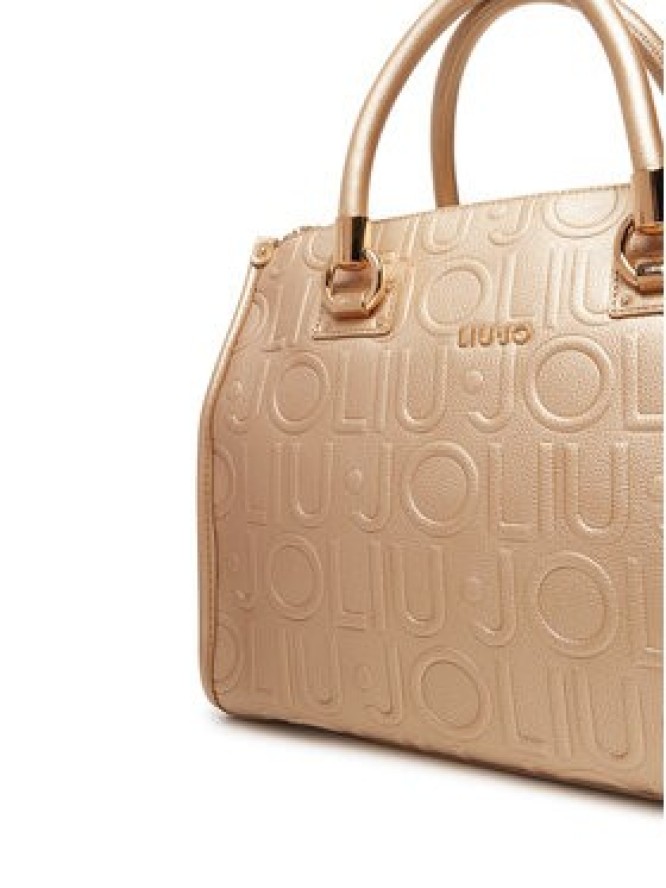 Liu Jo Torebka Ecs M Satchel AF5008 E0538 Złoty