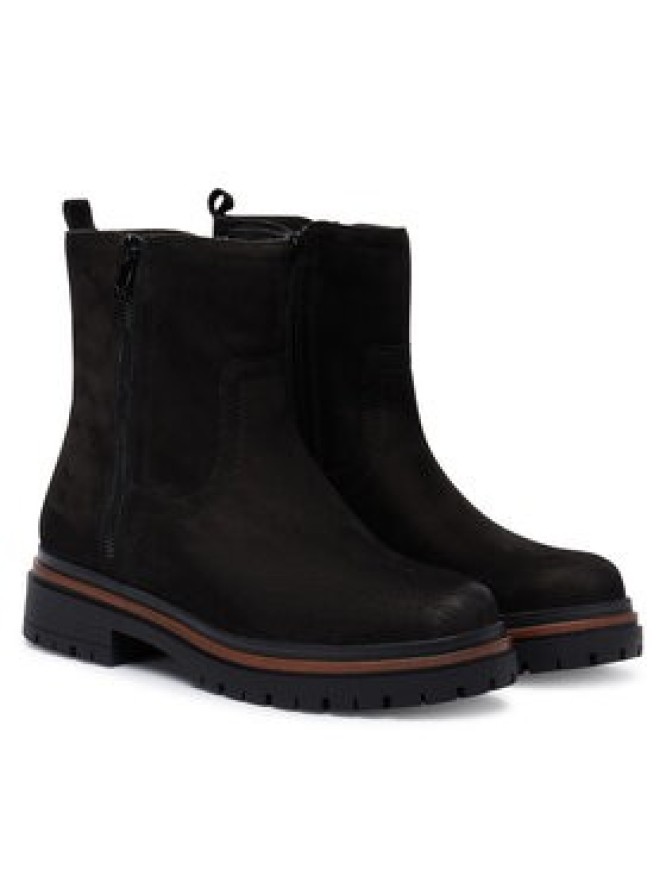Caprice Botki 9-25401-45 Czarny
