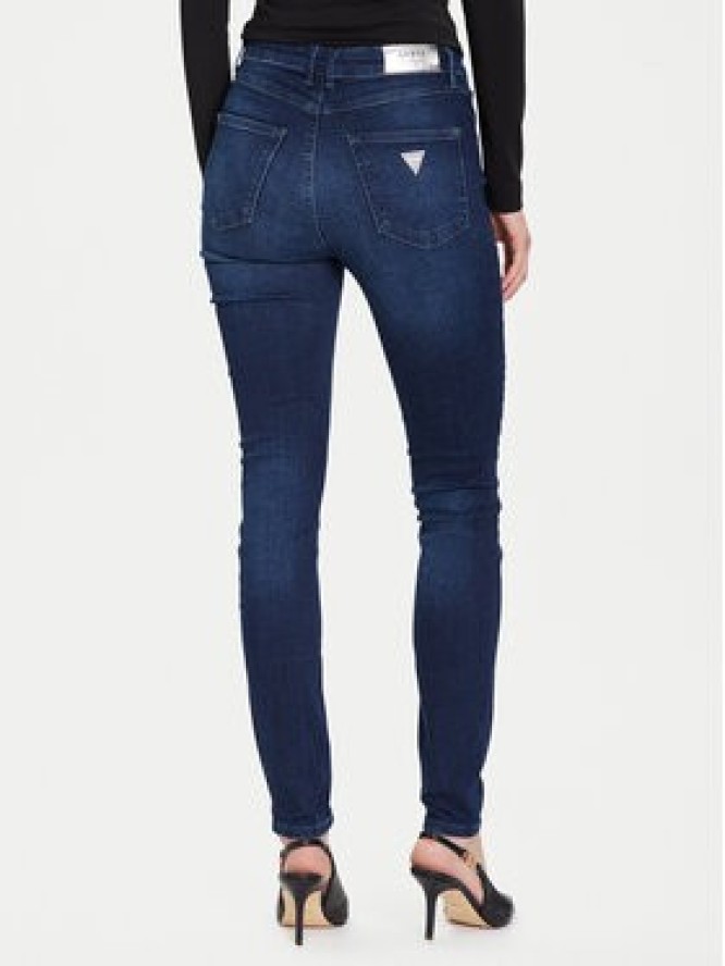 Guess Jeansy W5BA46 D0791 Niebieski Skinny Fit