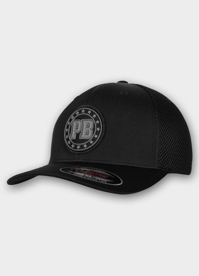 Czapka z daszkiem PITBULL Full Cap Mesh zagięty daszek TYRIAN