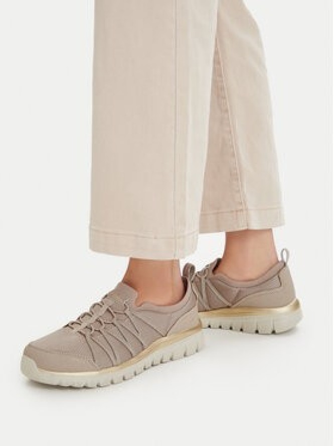 Skechers Sneakersy Graceful 100888/TPGD Beżowy