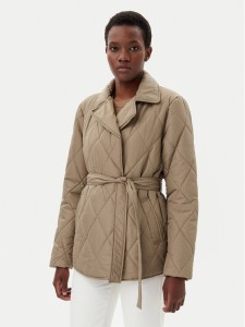 Vila Kurtka puchowa Dita 14087604 Brązowy Regular Fit