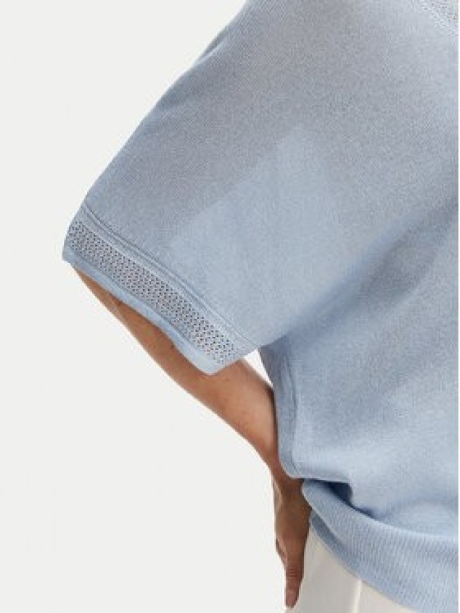 Morgan Bluzka 241-MCHRIS Błękitny Relaxed Fit