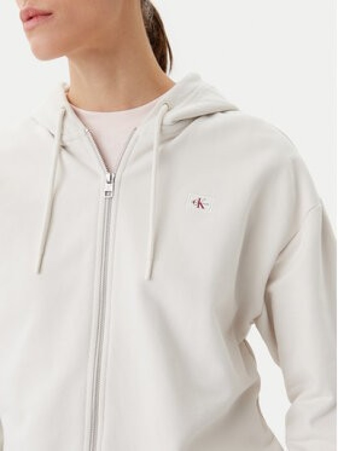 Calvin Klein Jeans Bluza J20J225367 Beżowy Regular Fit