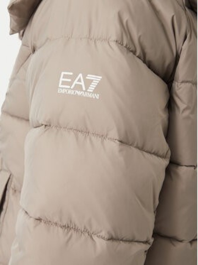 EA7 Emporio Armani Kurtka zimowa 7W001496 AF26297 U6100 Beżowy ciemny Regular Fit