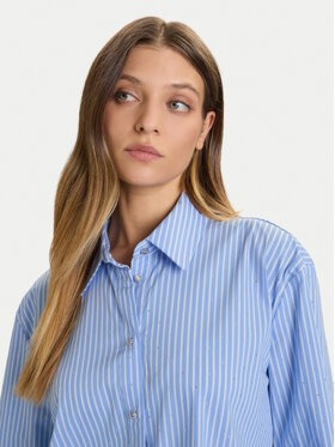 Morgan Koszula 252-CRAY Niebieski Loose Fit