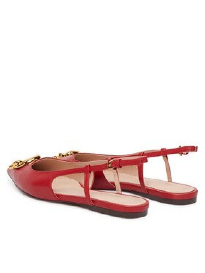 Coccinelle Baleriny C-Me Smooth E4 SB3 21 02 01 Czerwony