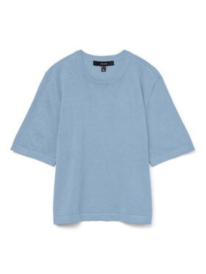 Vero Moda Sweter Silje 10320460 Błękitny Oversize