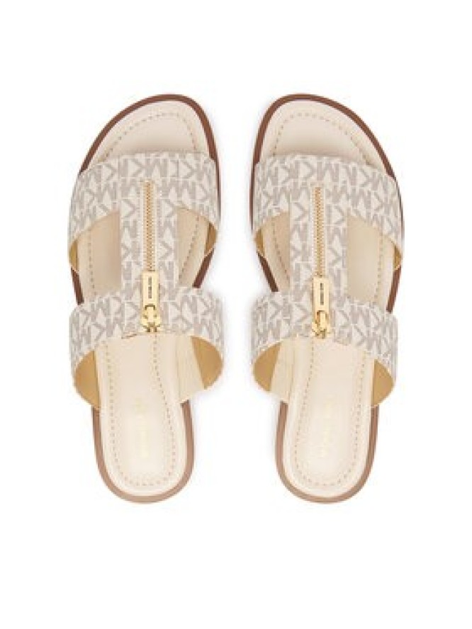 MICHAEL Michael Kors Klapki Berkley Flat 40S6BRFS1B Écru