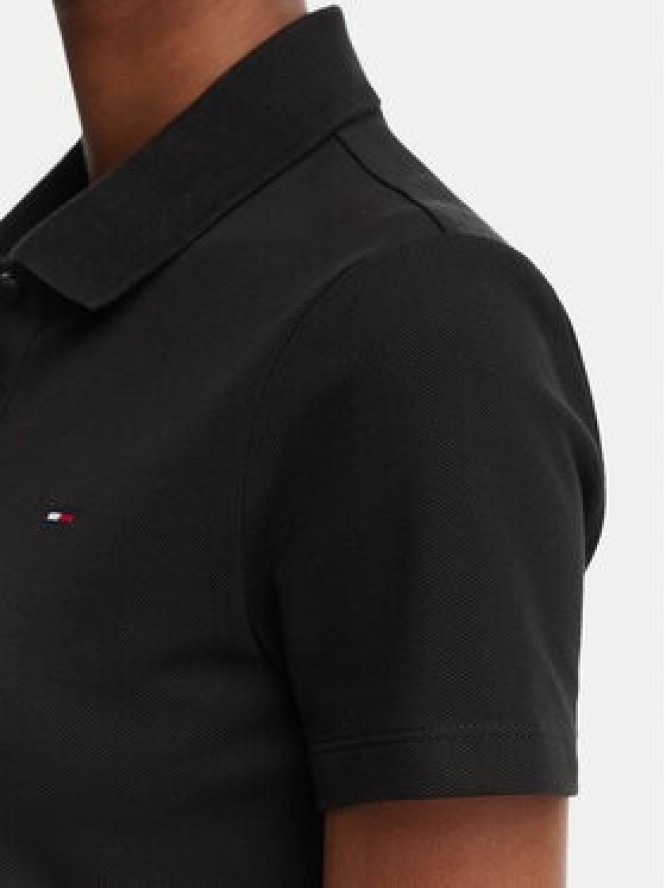 Tommy Jeans Polo Essential DW0DW22820 Czarny Regular Fit