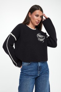 Sweter damski wełniany Alicudi PINKO