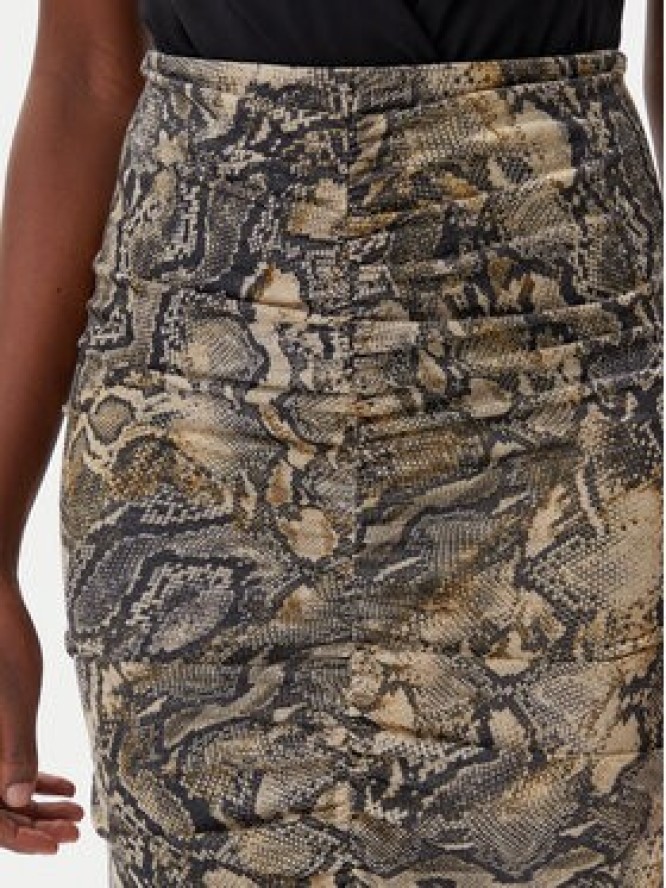 Just Cavalli Spódnica ołówkowa 78PAE815 Brązowy Slim Fit