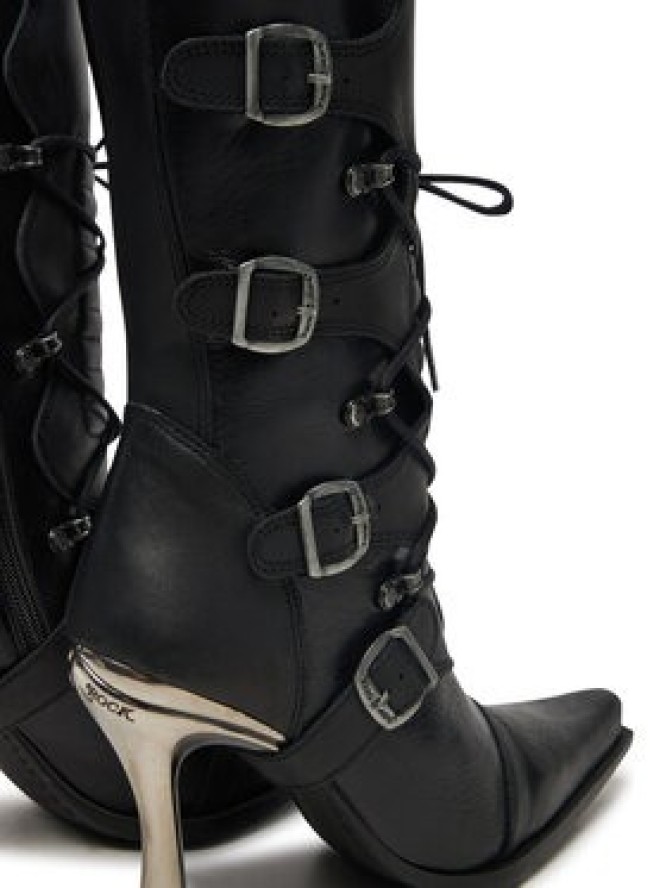 NEW ROCK Botki M-9373-S2 Czarny
