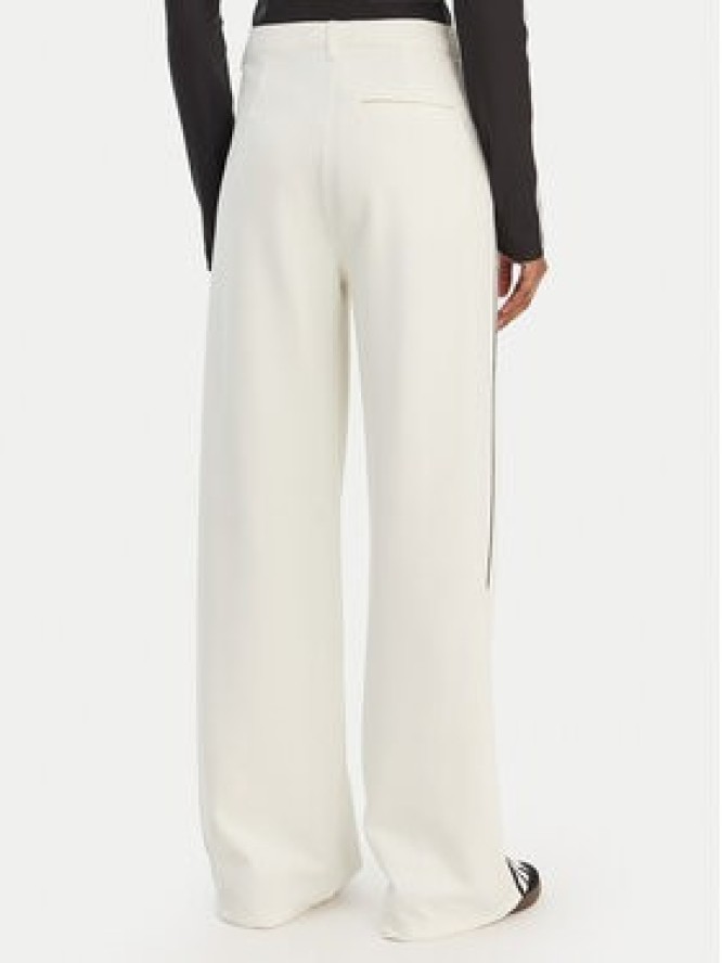 adidas Spodnie materiałowe Sport Tailored KC9089 Biały Wide Leg