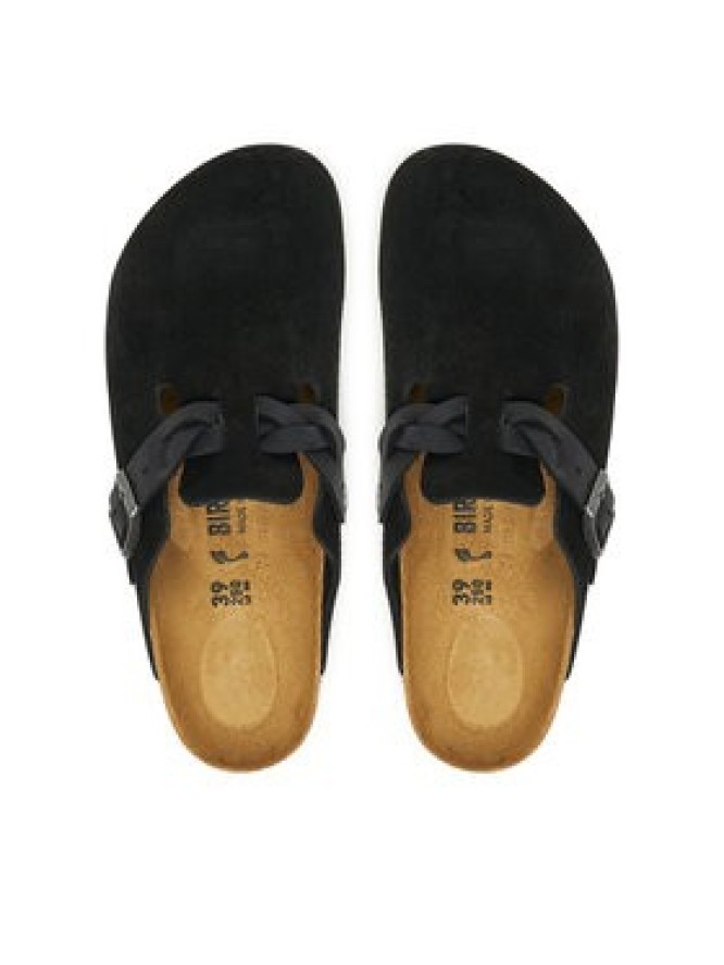 Birkenstock Klapki Boston Braided 1030497 Czarny