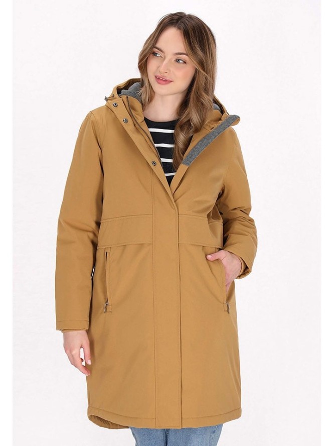Schmuddelwedda Parka w kolorze jasnobrązowym rozmiar: L