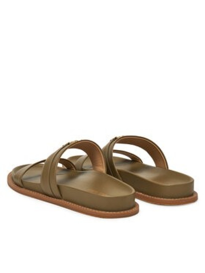 MICHAEL Michael Kors Klapki Mandy Flat Sandal 40S5MAFS2L Zielony