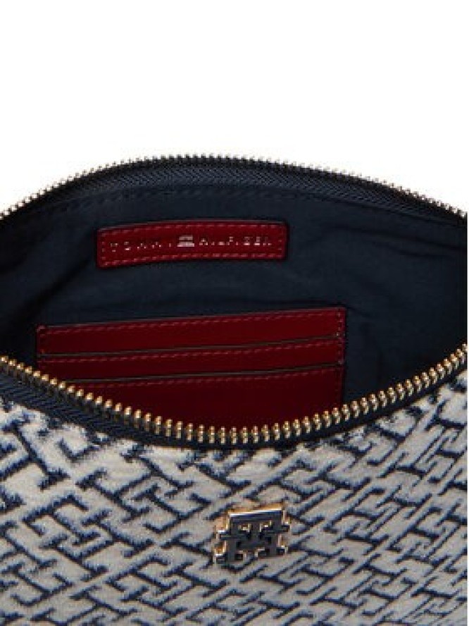 Tommy Hilfiger Torebka Th Jacquard Mini Shoulder Bag AW0AW19006 Niebieski