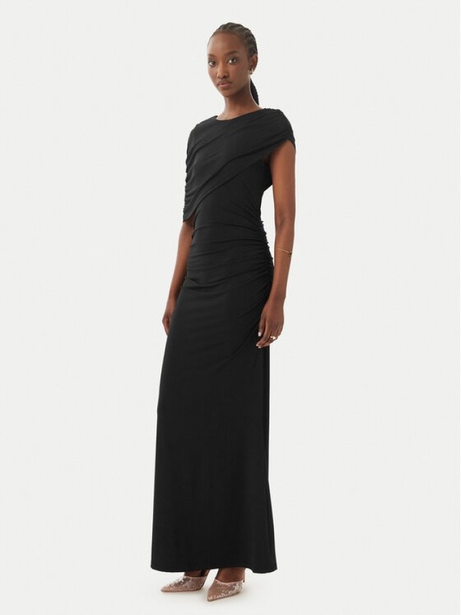 Vero Moda Sukienka wieczorowa Kassandra 10356465 Czarny Regular Fit