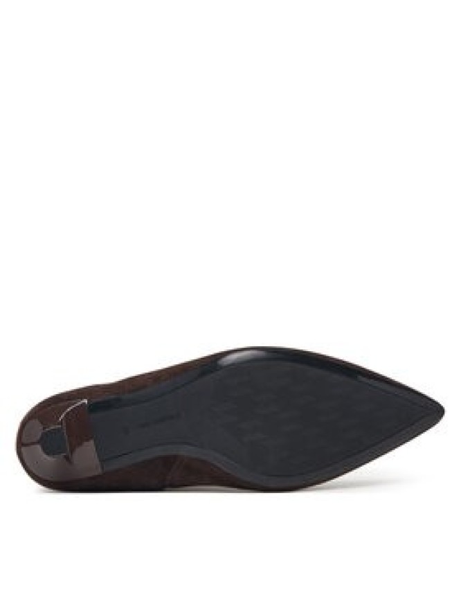 KARL LAGERFELD Botki Sienna KL32747 Brązowy ciemny