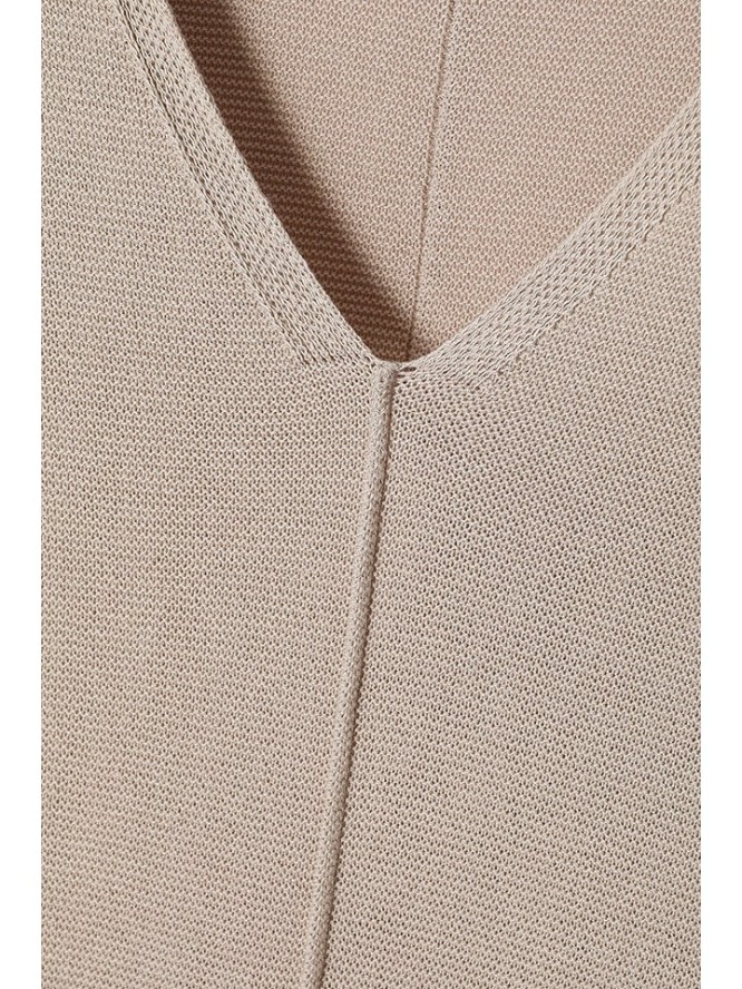 TATUUM Sukienka dzianinowa w kolorze beżowym rozmiar: S